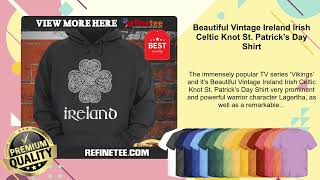 Beautiful Vintage Ireland Irish Celtic Knot St Patrick’s Day Shirt [upl. by Ayotas]