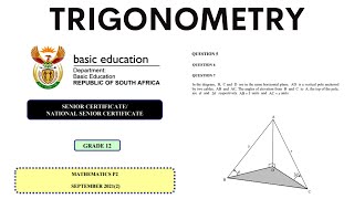 TRIGONOMETRYPAPER 2 QUESTION 5  7GAUTENG 2021 PRELIMSPREPARATORY EXAM [upl. by Accber]