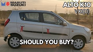 Alto k10 VXI OptionalSilky Silver Interior amd Exterior Review Better than Kwid [upl. by Seni]