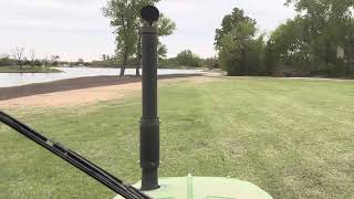 John Deere 3046R mowing pov video [upl. by Helas]