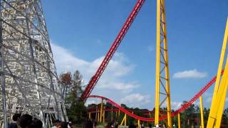 Intimidator 305 at Kings Dominion Off Ride Behind the Scenes footage [upl. by Aaren]