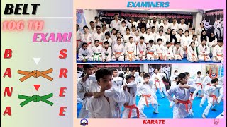 106 th Exam Orange Belt To Green Belt Exam Banasree Club [upl. by Marko]