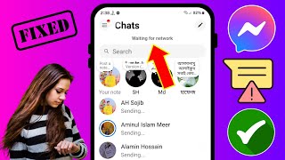 How to Fix Messenger Waiting for network Problem  Messenger Waiting for network error [upl. by Rialb]