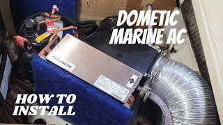 HOW TO  Install a Marine AC  Domestic 16000 BTU Marine Air Conditioning  Captain Chris Knapp [upl. by Htederem]