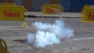 Böllern in Valencia  Lighting firecrackers at Valencia Part 1 Full HD [upl. by Felty]