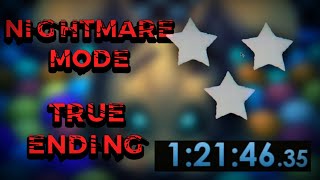 FNaF Into the Pit  Nightmare Mode 3 Star Ending Speed Run  12146 [upl. by Lesiram]