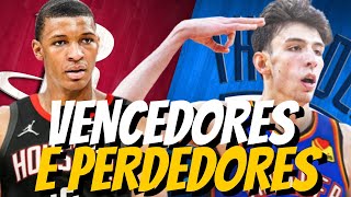 VENCEDORES e PERDEDORES do DRAFT da NBA 2022 [upl. by Haye]