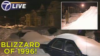 The Blizzard of 1996 original coverage New York area digs out [upl. by Lillith573]