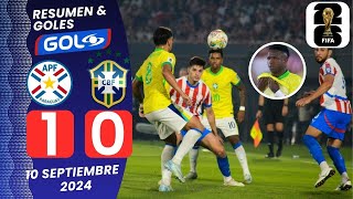 Brasil x Paraguay 10 Resumen Completo  GOL CARACOL [upl. by Philina830]