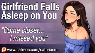 ASMR  Your Girlfriend Falls Asleep on You Cuddles Soft Rambling F4A [upl. by Germann98]