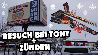 Asia Dragon Bazar Feuerwerk kaufen  zünden im Schnee😮🔥I PyroMan [upl. by Weber]