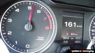 Audi A4 B8 20 TFSI Quattro Stronic acceleration 0100 0150 0160  Spalacz Benzyny [upl. by Amsirp]