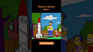 😂Homer and Bart try to make a successful rocket launch 1 [upl. by Auohc640]