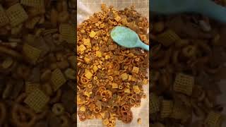 Homemade Spicy Chex Mix Recipe AKA Texas Trash 🔥 [upl. by Fairleigh]