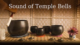 Sound of Temple Bells a short meditation for a relaxing break [upl. by Anemolihp]