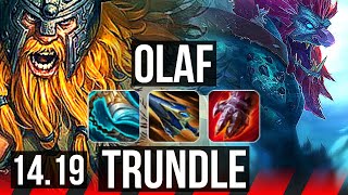 OLAF vs TRUNDLE TOP  Legendary  EUW Master  1419 [upl. by Shaffert]