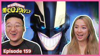 ARMORED ALL MIGHT I AM HERE 😁  My Hero Academia S7 Episode 159  21 Couples Reaction amp Discussion [upl. by Edgerton]