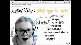 Notability AWESOME A review and tutorial for getting the most out of Notability [upl. by Novy153]