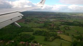 Landing at Bergerac airport from Stansted April 2014 [upl. by Derby]