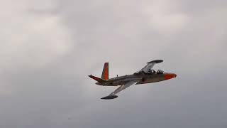 Fouga Magister  Laurent Golay Pardubice 2024 [upl. by Yraunaj329]