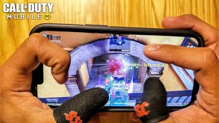 4 Finger Claw HANDCAM  SETTINGS  iPhone 13 Pro   Rank SND  COD Mobile [upl. by Hooge]