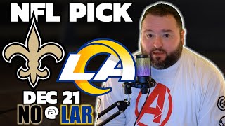 Saints vs Rams Week 16 NFL Bets  Kyle Kirms Football Picks amp Predictions  The Sauce Network [upl. by Naman815]