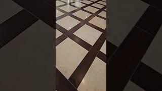 EXCEPTIONAL TRAVERTINE AND WOODEN TILE CLEANING AND RESTORATION SERVICE PHENOMENAL SPARKLING RESULTS [upl. by Sharai]