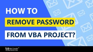 How to Remove Password from VBA Projects [upl. by Gustave824]