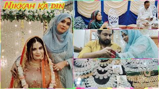 Nikkah full day vlog  Amber k Nikkah ka din or humari taiyariyan Allah paak Amber k naseeb Boland [upl. by Rehctelf]