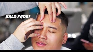 BARBER TUTORIAL BALD FADE 4 ON TOP HD [upl. by Eirised]