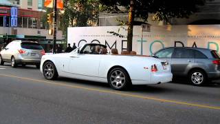 White RollsRoyce Phantom Drophead Coupe [upl. by Johnna]