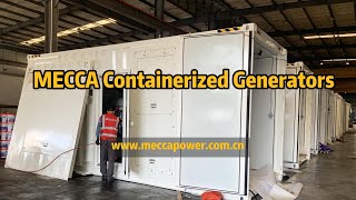 MECCA Containerized Diesel Generators are Producing [upl. by Kelwin]