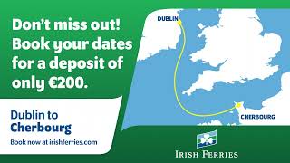 Irish Ferries 2023 Dublin to Cherbourg [upl. by Ardnuasac]