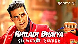 Khiladi Bhaiya  Khiladi 786 title song Slowed × Reverb [upl. by Collis60]