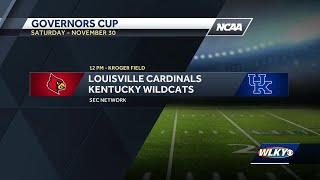 Kickoff time set for UofL vs UK football game [upl. by Nicholle]