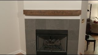 How to Install a Fireplace Mantel [upl. by Ateekahs]