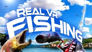 Reviewing Real VR Fishing and CATCH A HUGE SHARK [upl. by Nordek122]