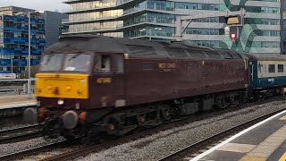 47848 pass Bristol Temple Meads working 5Z30 1516 Bristol East Depot Dgl to Bristol Temple Meads [upl. by Ahtimat666]