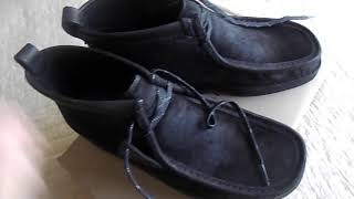 Clarks Wallabee Hike Black Combi [upl. by Demah]