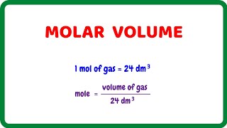 How to Calculate Molar Volume of Gas [upl. by Irrabaj318]