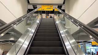 London Heathrow Airport  1x KONE Escalator ride up in Terminal 3 from check in zone F to departures [upl. by Ziegler]