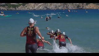 2024 Elbaman aquathlon race from inside [upl. by Llerat270]