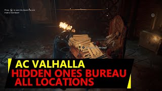 AC Valhalla Hidden Ones Bureau Locations  A Brief History of The Hidden Ones Quest [upl. by Randolph]