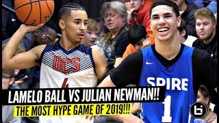 LaMelo Ball vs Julian Newman The Most HYPED Game Of The Year SHT GOT WILD [upl. by Alvinia]