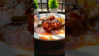 Yummiest aloo Manchurian recipe 🔥🫑🧅food recipe shorts [upl. by Doownel497]