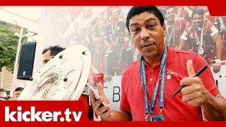 Elber lobt Lewandowski quotDer beste Mittelstürmer zur Zeitquot  kickertv [upl. by Akelam]