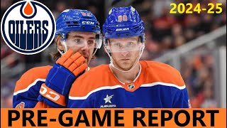 PreGame Report Edmonton Oilers vs Seattle Kraken  PreSeason [upl. by Veron]