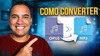 Como CONVERTER OPUS para MP3 PASSO A PASSO [upl. by Balduin]