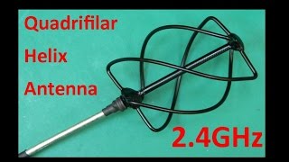 Quadrifilar Helix Antenna 2 4GHz [upl. by Donadee]