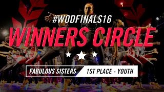 Fabulous Sisters  Winners Circle 1st Place Youth  World of Dance Finals 2016  WODFinals16 [upl. by Watt]